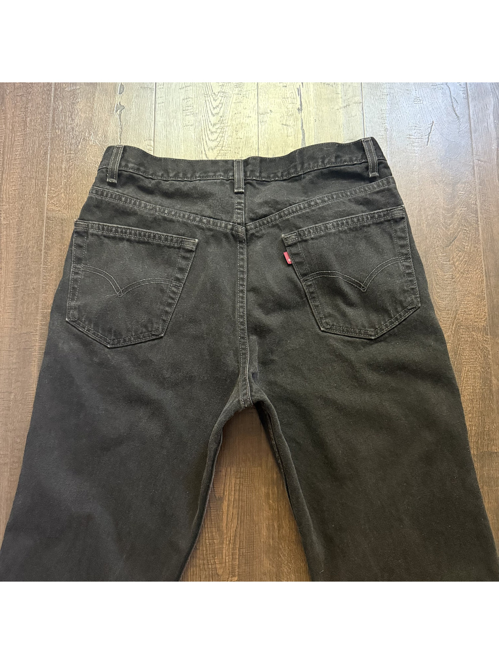 Vintage 1999 Levi’s 517 32x32 Black Bootcut Jeans USA Made Western Rodeo Hippie